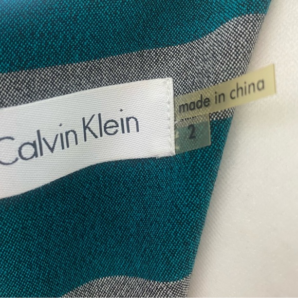 Calvin Klein Sleeveless Midi Dress w/ Belt Cinched in at waist Size 2 - Picture 15 of 15